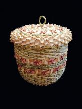 Lidded Fancy Curl Basket